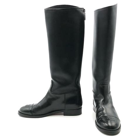 bottes cavaliere chanel